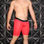 Large-Pouch 3-Bulge Envy Knee-Red Modal (Photo Sample Sale)